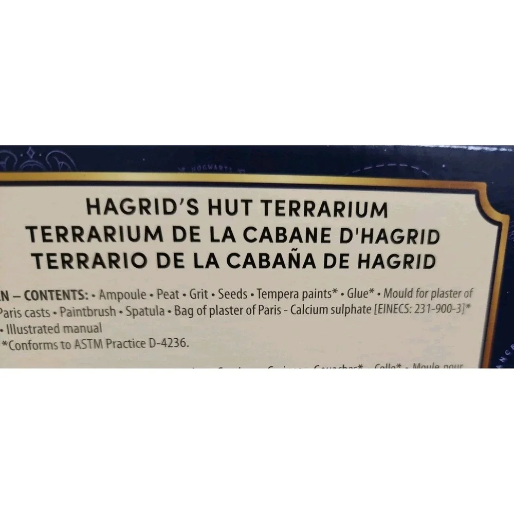 Harry Potter Hagrid's Hut Terrarium Kit Clementoni Mini Ecosystem NEW